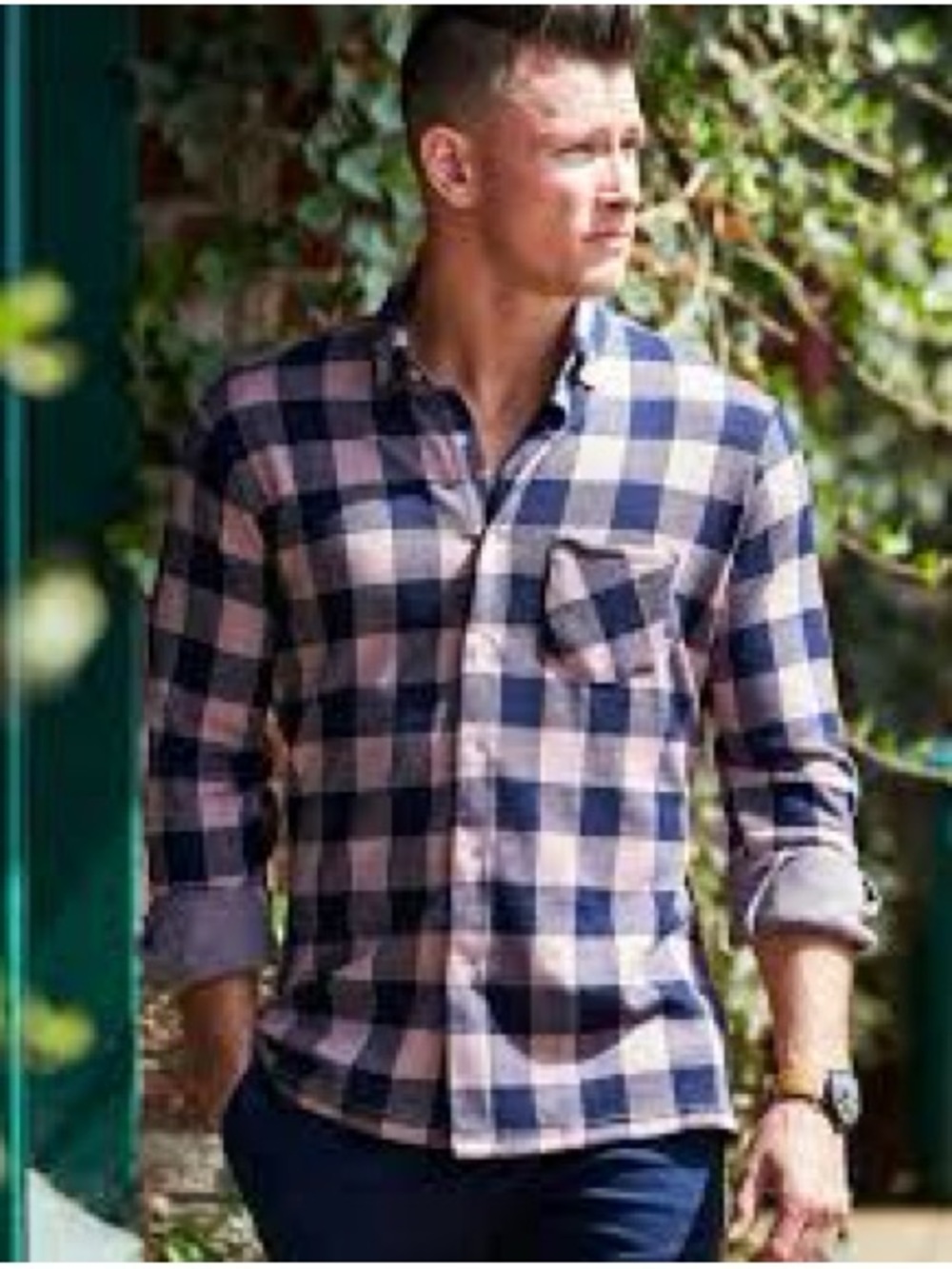 State and Liberty Flannel Style Shirt